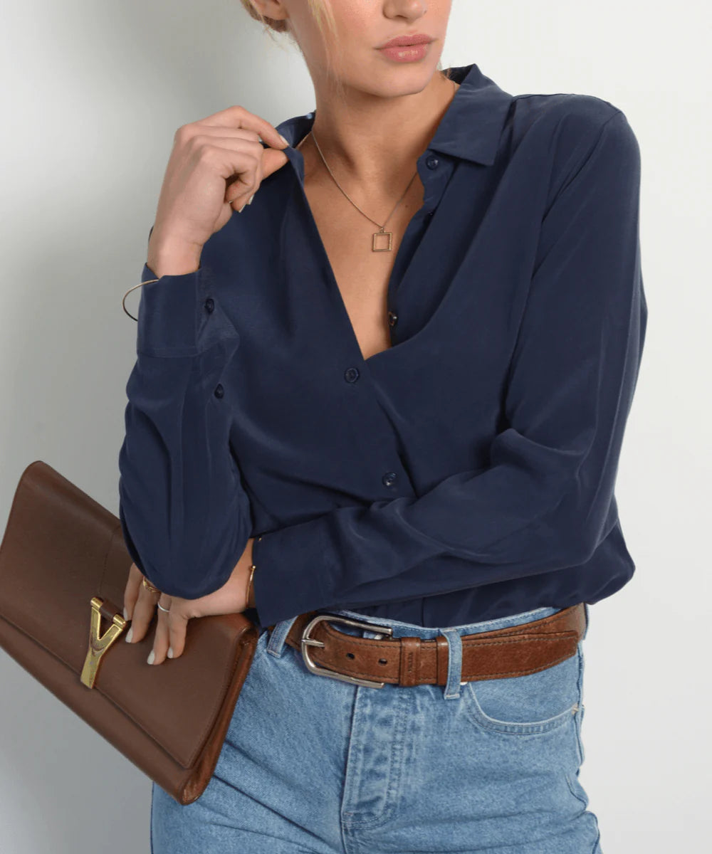 The Black & Navy Silk Uniform